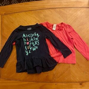 Navy and Red Kids Shirt Set